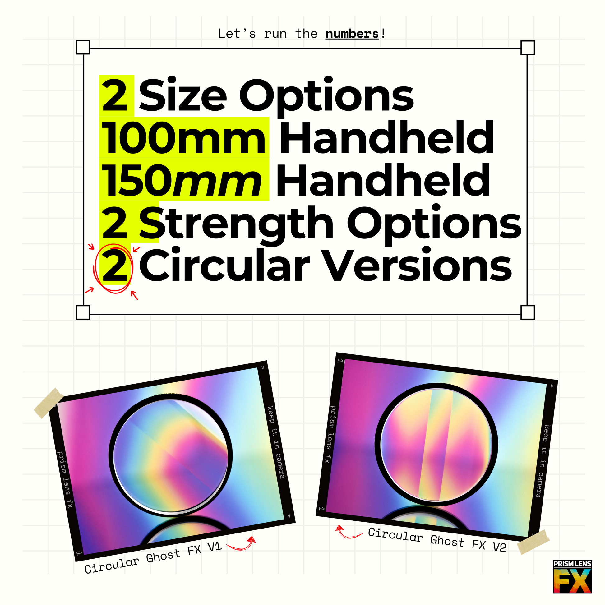 Handheld Ghost FX Filter – 100mm & 150mm Full/Subtle