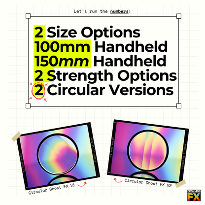 Handheld Ghost FX Filter – 100mm & 150mm Full/Subtle