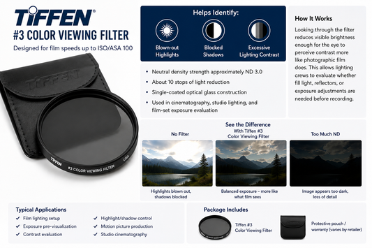 TIFFEN #3 COLOR VIEWING FILTER