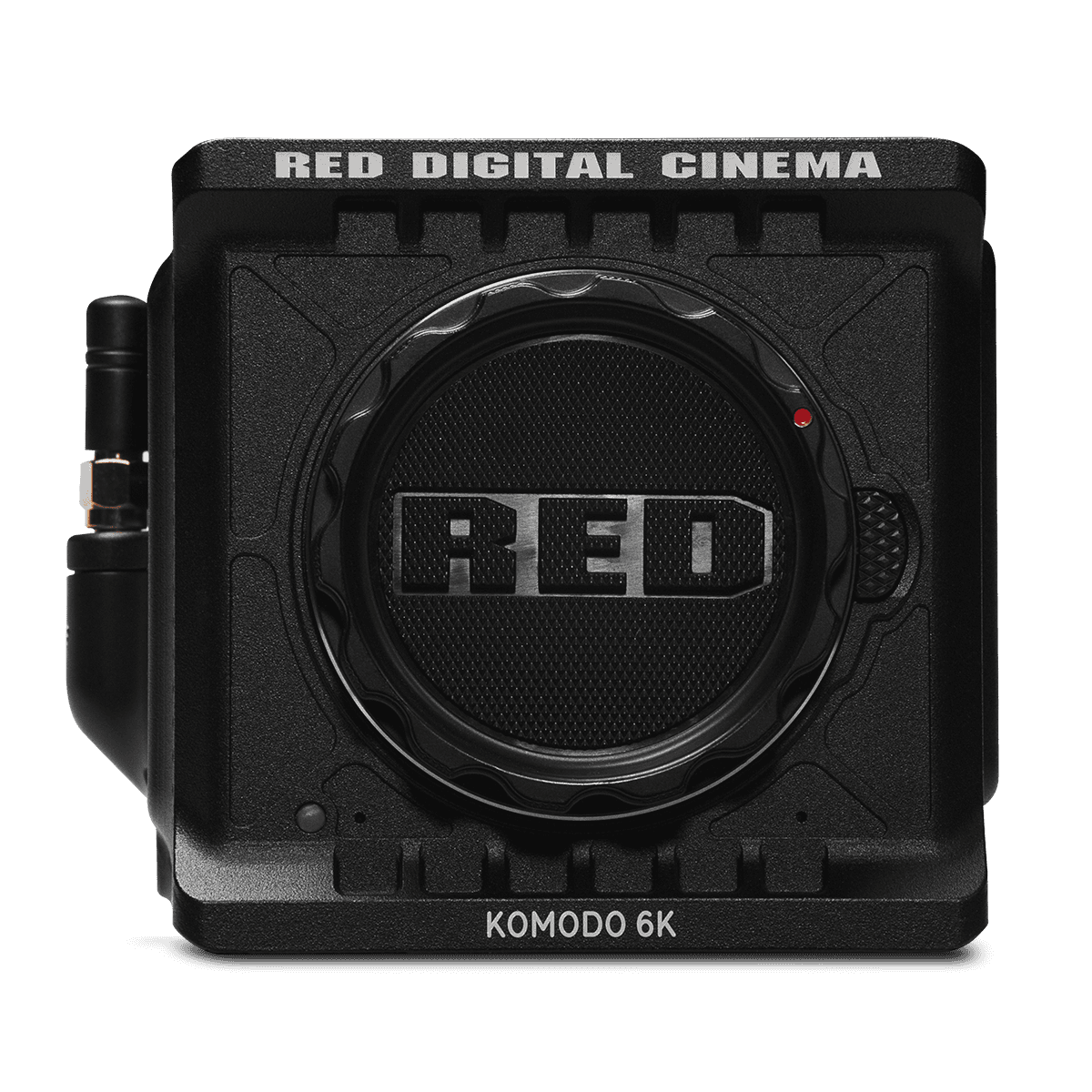 Top-of-the-line RED Komodo 6k camera showcasing 'red digital cinema'.