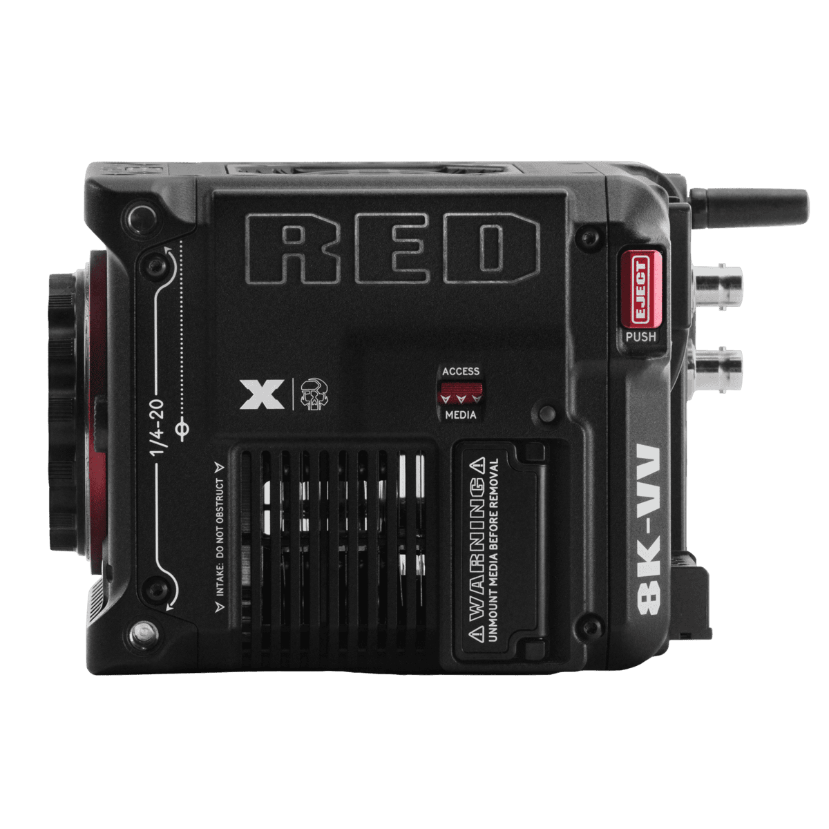  Filming in action with a RED V Raptor 8K VV camera.