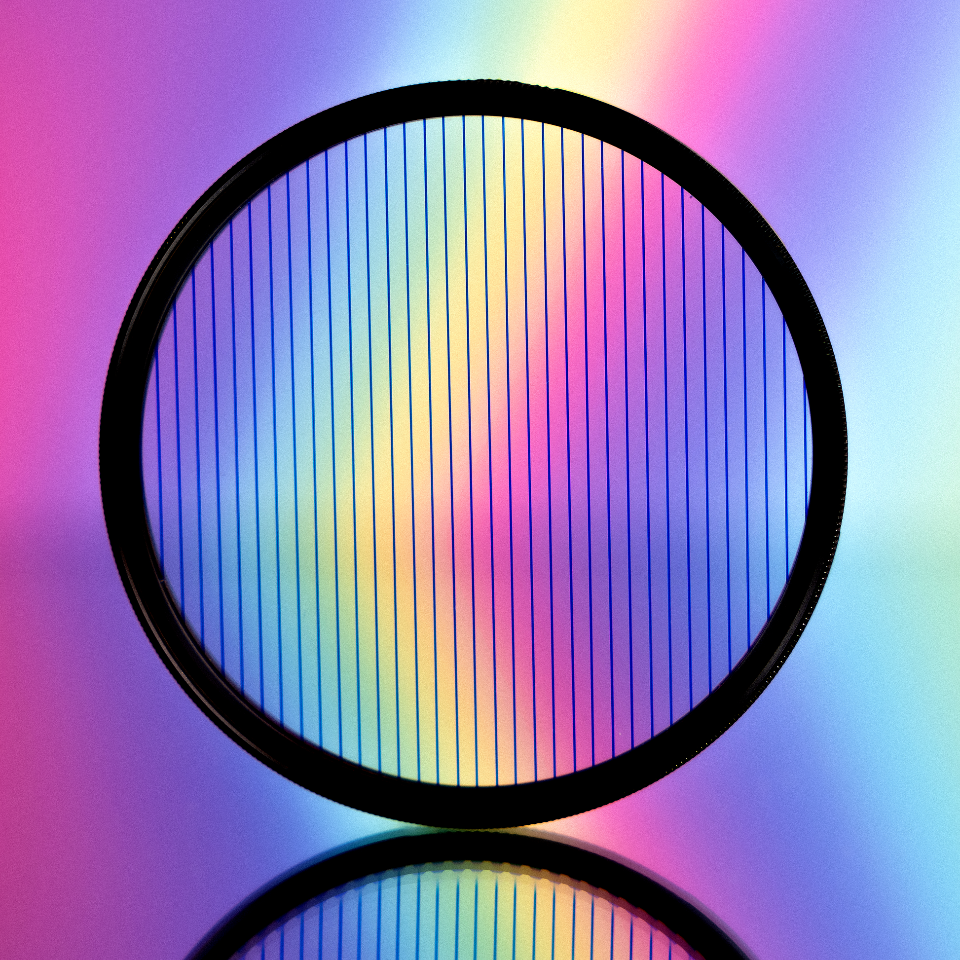 Prism Lens FX Blue & Rainbow Rotating Flare Filter Kit