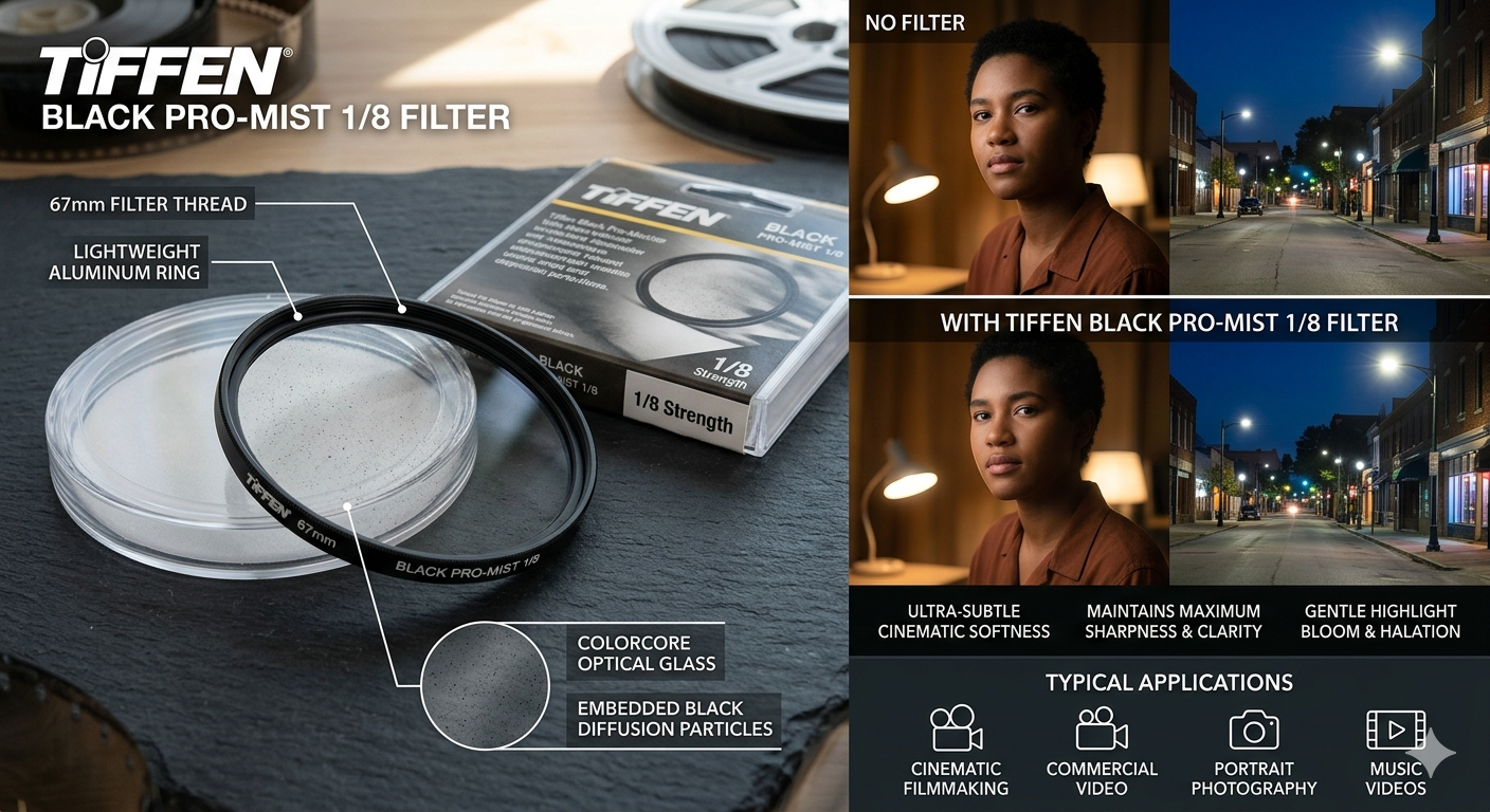 67MM BLACK PRO-MIST 1/8 FILTER
