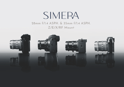 Thypoch Simera 28mm F1.4 Manual Focus Camera Lens for E/RF/X/Z Mount