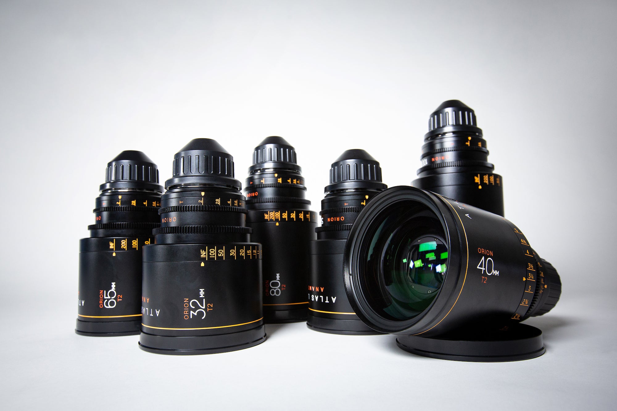 Orion Anamorphic Prime Silver Edition 6-lens set from Atlas Lens Co .