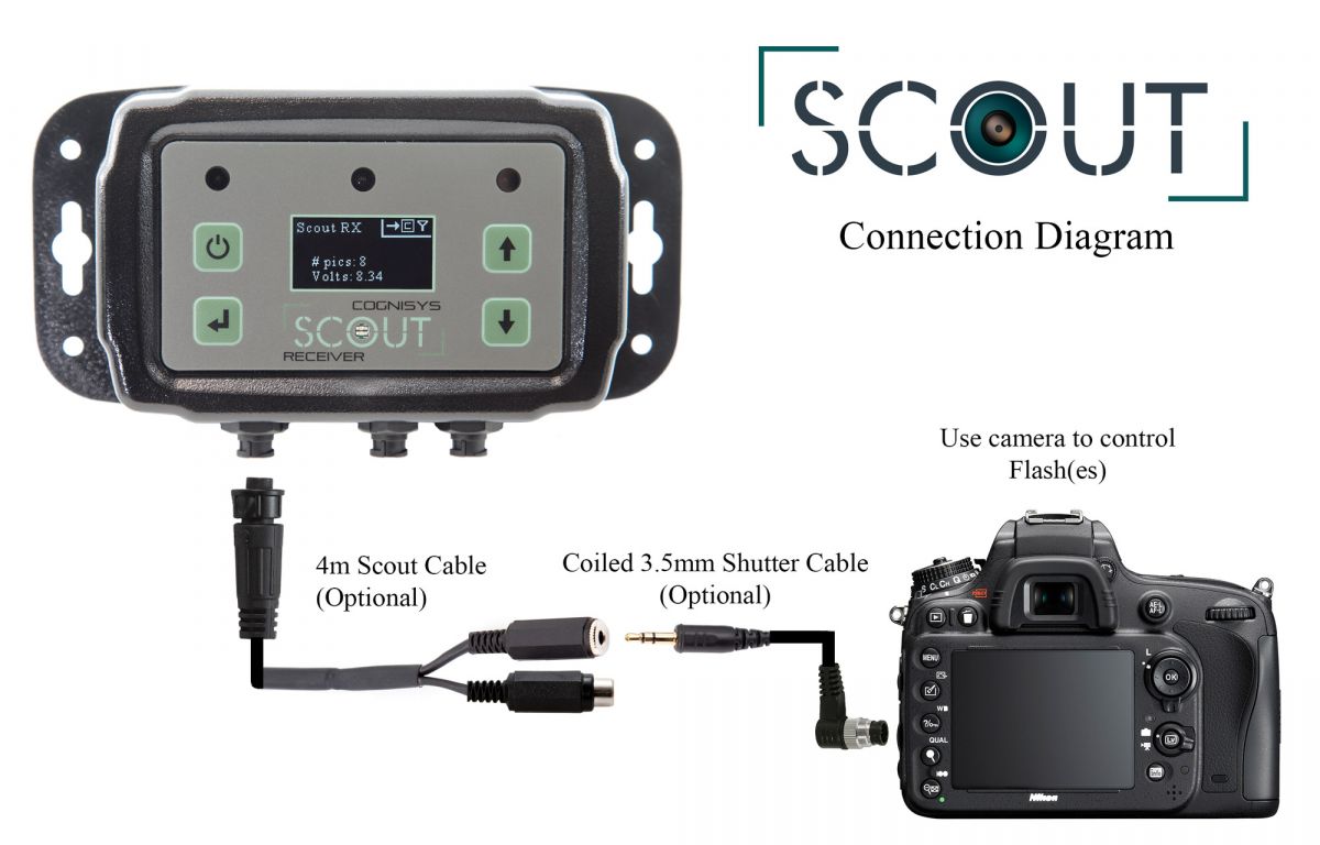 COGNISYS SCOUT CAMERA TRAP WITH BEAM SENSOR (Full Kit)