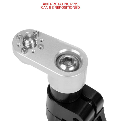 Versatile 2 Axis Push-Button Arm with 1/4-20 Mount for Camera Rigs
