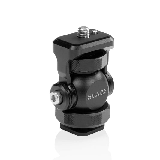 Versatile Friction Swivel Tilt Mount with Cold Shoe Base for Camera Accessories