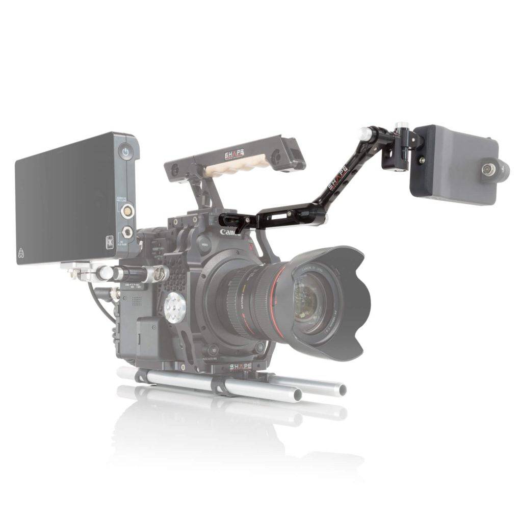 SHAPE View Finder Mount for Canon C200/C200B: Stable and Adjustable